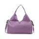 Gym Tote Bag with Shoe Compartment and Wet Dry Storage Pockets for Women Travel Duffel Bag Yoga Gym Bags with Yoga Mat Holder -Purple