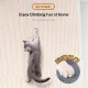 Cat Scratch Furniture Protector - 40" x 15.7" Trimmable Self-Adhesive Cats Claws Scratch Pads, DIY Cat Climbing Couch Protector for Scratch Post Cat Tree Replacement Indoor (ivory white)