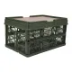 Camping Picnic Basket Foldable Large Capacity Multifunction Handheld Camping Storage Basket Camping Storage Box Green S