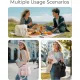 Cooler Bags - Lunch Bag - Handle Strap - Cooler Bag - Lunch Bag - Insulated Cooler Bag - Picnic Bag - Suitable for work, office, travel and picnics（Beige）