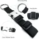 Add a Bag Luggage Straps Jacket Gripper Luggage Straps Baggage Suitcase for Travel Belt Luggage with Buckle Adjustable Luggage Accessories(Black)