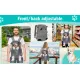 Gray Black outdoor pet backpack, dog backpack, pet carrier, outdoor dog gear, pet travel, dog transportation, Australia pet carrier, small dog backpack, medium dog carrier, breathable pet backpack