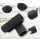 4 Pcs Neoprene Luggage Handle Wrap for Suitcase Luggage Tags Identifiers Bulk Luggage Handle Wrap Luggage Tag Wraps Travel Accessories (Black)
