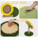 Sunflower Shaped Cat Scratcher Cat Tree Non-Shedding Durable Cardboard Material