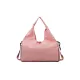 Gym Tote Bag with Shoe Compartment and Wet Dry Storage Pockets for Women Travel Duffel Bag Yoga Gym Bags with Yoga Mat Holder -Pink