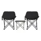 Weisshorn 3pc Camping Table Chair Set Outdoor Folding Aluminium Portable Picnic