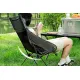 Portable Compact Camping Chair for Outdoor Camp Travel Picnic Lightweight Folding High Back Camping Chair With Head Support -Black