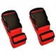 Red Luggage Straps 2-Pack with Metal Luggage Tags Adjustable Suitcase Strap Set