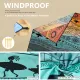 Style STD-001-40 Colorful Quick Dry Beach Mat Sand Proof Waterproof Outdoor Picnic Blanket - Compact & Lightweight