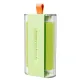 Double Roller Washable Lint Remover with Dust Cover, Portable Reusable Pet Hair and Dust Sticky Roller—Green