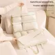 Hanging Packing Cube, Foldable Travel Organizer, Waterproof, Machine Washable, Fits Carry-on, Expandable Packing Cube for Suitcase or Backpack (Beige 6 grids)