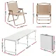 Weisshorn 7pc Camping Table Chair Set Outdoor Folding Aluminium Portable Picnic