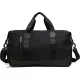 Travel Bag - Gym Bag - Hand Luggage Travel Bag - 47 x 25 x 22 cm - Sports Bag - Shoulder Bag - Waterproof and durable - With shoe compartment - Wet and dry - Suitable for men and women Swimming Sports Travel Gym Bag (black)