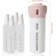 Travel Bottle - Travel Bottles - Travel Flasks - Travel Dispenser - Travel Bottle - 4 In 1 Soap Dispenser - Shampoo and Soap Dispenser - 4 In 1 Dispenser - 4 Bottles of 40 ml - Leakproof - Refillable - Travel Accessories - Pink