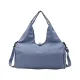 Gym Tote Bag with Shoe Compartment and Wet Dry Storage Pockets for Women Travel Duffel Bag Yoga Gym Bags with Yoga Mat Holder -Blue