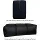 Extra Large Storage Duffle Bag for Travel, Black Oversized Giant Big Traveling Duffle Bag