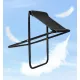 Camping Chair - Beach Chair - Fishing Chair - Folding Chair - Travel Stool - Mini Pocket Stool - Camping Chair - Garden Chair - Foldable Picnic Chair - Portable - Fits in Pocket - Up to 100kg - Foldable - Lightweight - Includes Carrying Bag - Black