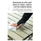 95CM Khaki Portable Folding Egg Roll Camping Table with Storage Bag & Mesh Net- Heavy-Duty Carbon Steel Picnic Table for 4-6 People