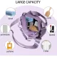 Mini Gym Bag Small Sport Bag Adjustable Duffle Bag Detachable Strap Gym Tote for Men Women Portable Shoulder Fitness Bag for Travel Sports