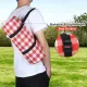 Picnic Blanket Outdoor Picnic Mat Water-Resistant Portable Beach Mat Folding Camping Mat Moisture-Proof Blanket(Red)