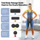 Everfit Foam Roller Set 4 in 1 Grid High Density Massager for Deep Tissue Trigger Point Myofascial Release Back Pain Muscle Recovery Gym Home Fitness Equipment with Storage Bag Supports 150kg