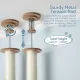 i.Pet Cat Tree Tower Floor to Ceiling Scratching Post 270cm Beige