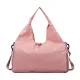 Gym Tote Bag with Shoe Compartment and Wet Dry Storage Pockets for Women Travel Duffel Bag Yoga Gym Bags with Yoga Mat Holder -Pink