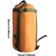 Compression bag - Sleeping bag compression bag - Sleeping bag storage bag - Storage bag - Backpacking storage bags - Portable sleeping bag storage bag - Lightweight backpack bag - Camping storage bag - for travel, camping and outdoor backpacking - Orange