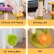Cat Tree Flower-Shaped Cat Tree Cat Scratching Post Cat Furniture Sisal Rope - Purple - Size 40-40-48