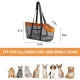 Pet Carrier Bag, Dog Purse,Cat Carrier Pet Handbag, Breathable Mesh Design for Small Dogs and Cats,Lightweight Panoramic Pet Bag
