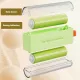Double Roller Washable Lint Remover with Dust Cover, Portable Reusable Pet Hair and Dust Sticky Roller—Blue