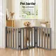 i.Pet Dog Gate Playpen Enclosure 3 Panels Pet Door Fence Wooden Play Pen Stair