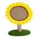 Sunflower Shaped Cat Scratcher Cat Tree Non-Shedding Durable Cardboard Material