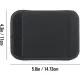4 Pcs Neoprene Luggage Handle Wrap for Suitcase Luggage Tags Identifiers Bulk Luggage Handle Wrap Luggage Tag Wraps Travel Accessories (Black)