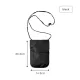 Black 2 Pack RFID Blocking Travel Neck Pouch Passport Holder & Document Organiser Water Resistant Hidden Security Wallet for International Travel