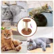 Scratcher Tower, Durable Cat Tree Tower, Cat Scratching Post,  Double Layer Vertical  with Fluffy Balls, Tall for Indoor Cats