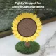Sunflower Shaped Cat Scratcher Cat Tree Non-Shedding Durable Cardboard Material