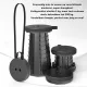 Folding Stool, Telescopic Camping Chair, Lightweight, as a Fishing Chair, Travel Chair and Outdoor Chair