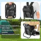 Folding Camping Chair Grey Portable Compact Adjustable Folding Chair for Outdoor Camping Fishing