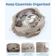 Gym Bag for Woman, 24L Carry on Travel Duffle Bag with Wet Pocket, Water Resistant Weekender Bags for Sports, Trips, Camel