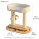 Rotating Cat Tree Cat Condo All in One Scratching Post Sturdy Non Shedding