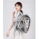 pet products Pet Space Capsule Backpack, Small Medium Cat Puppy Dog Carrier, Transparent Breathable Heat Proof, Pet Carrier for Travel Hiking Walking Camping, Grey