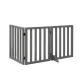i.Pet Dog Gate Playpen Enclosure 3 Panels Pet Door Fence Wooden Play Pen Stair