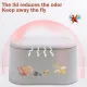 Trash Can - Small Trash Can with Sensor - Sturdy - Countertop Waste Bin - Mini Trash Can - Desktop - Tabletop Waste Bin - Plastic Trash Can - Bathroom Waste Bin - Recycling Waste Bin - Car Trash Can - White - Office Waste Bins - Home / Office