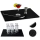 Black Dish Mat - Dish Rack, 45 x 30cm