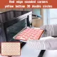 2 pieces Silicone macaron baking mat - 42 x 29.5 cm - Non-stick mat - Non-slip - Washable - Reusable - For making gingerbread / cake / bread - Non-stick silicone macaron baking tray - Red