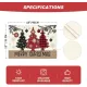 Placemats - Set of 4 - Christmas placemats - Table mats - Coasters - Christmas decorative placemats - 46x31cm - Suitable for party decorations, kitchens and dining rooms