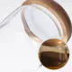 Glass Food Storage Container with Wooden Lids Small Coffee Jar Sugar Canister Airtight Food Storage Container Coffee Container for Nut Spice Candy Loose Tea（9.5*8cm）