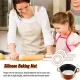2 Pieces Oven Baking Mat - Bread Sling - Multifunctional - Silicone - Sling Baking Mat with Long Handle - Bread Baking Mat - Reusable Oven Liner with Long Handles - Suitable for air fryer, oven and microwave - 52.5×21.5×0.04cm
