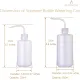Squeeze Bottle Plant Watering Can Eye Wash Bottle Squeeze Irrigation Plastic Small Watering Can for Indoor Plants Tattoo (2pcs, 250ml and 500ml)